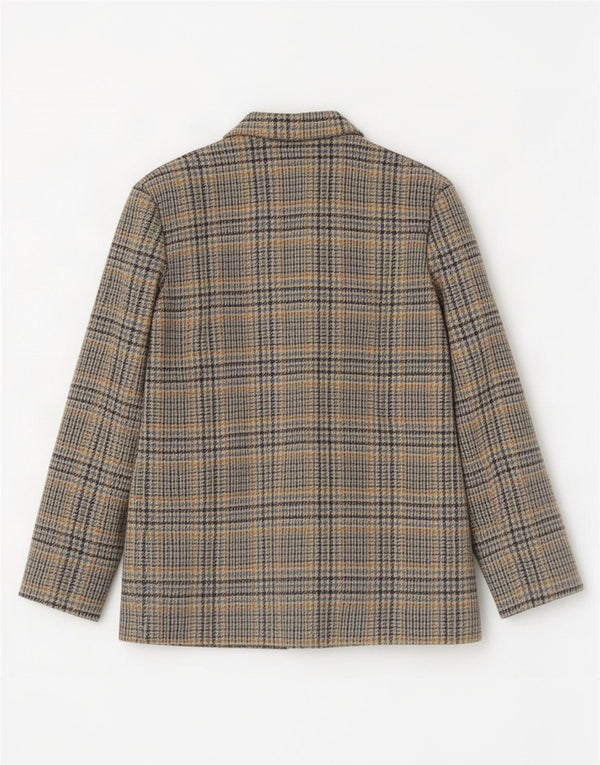 Sacou Oxford pentru femei cu 2 nasturi, UK 14, mare, multicolor