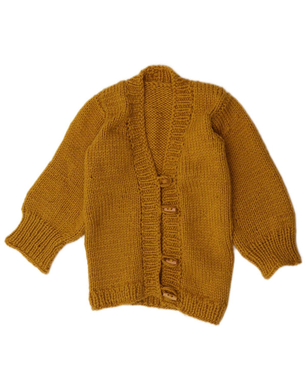 Pulover Cardigan Vintage pentru Damă UK 4 XS Kaki Retro