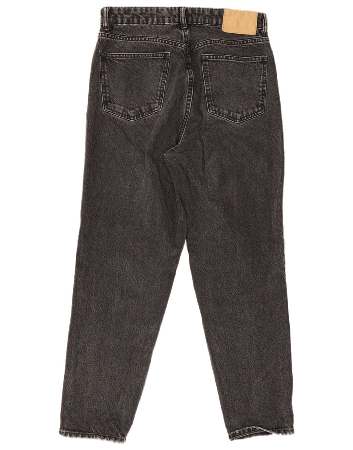 Blugi conici pentru femei Zara EU 40 Medium W30 L27 Bumbac negru