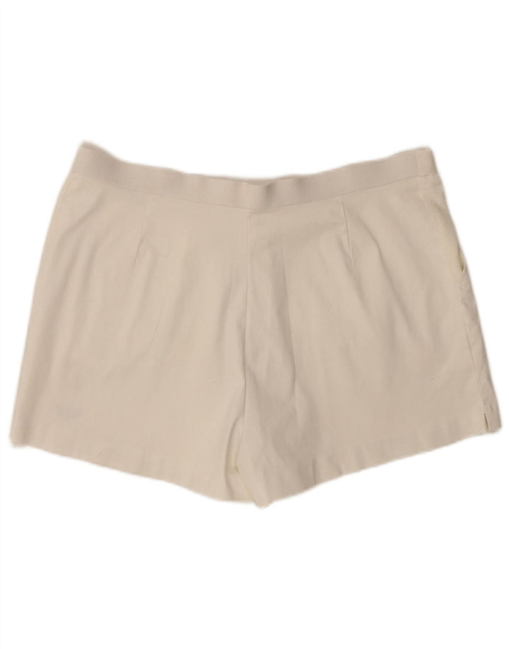 Pantaloni scurți chino pentru femei Adidas W34, mare, alb, poliester