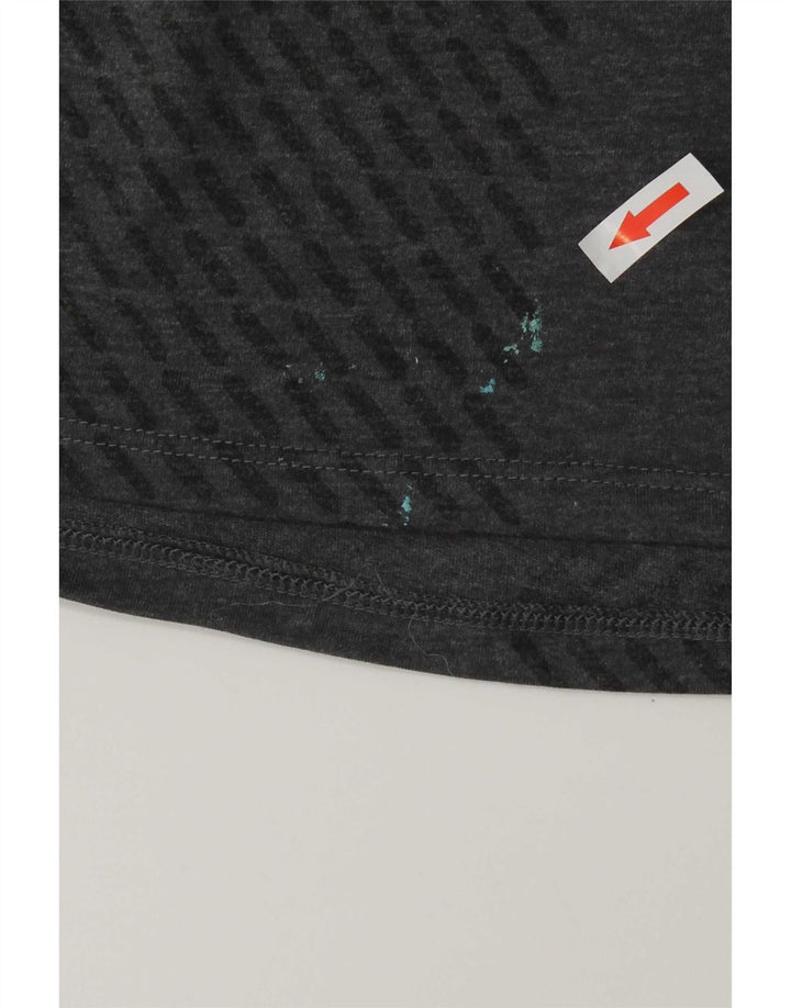 Tricou Nike Dri Fit pentru bărbați Top mare, gri, poliester color bloc
