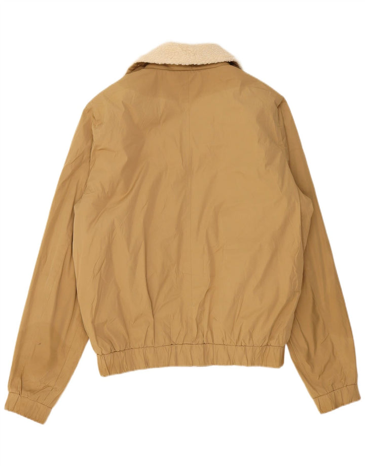 Jack Wills Bomber Jacket pentru bărbați UK 40 mare, bej, poliester
