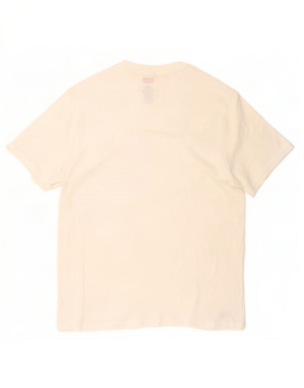 Tricou pentru bărbați Levi's Top Medium White Bumbac