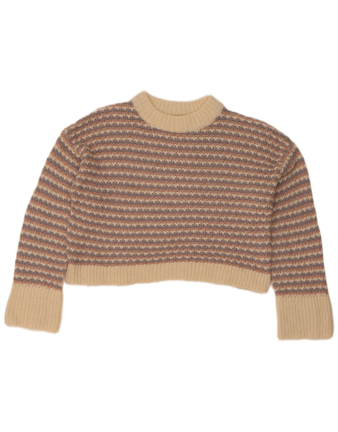 Pulover cu gât țestoasă Topshop pentru femei UK 10 mic multicolor