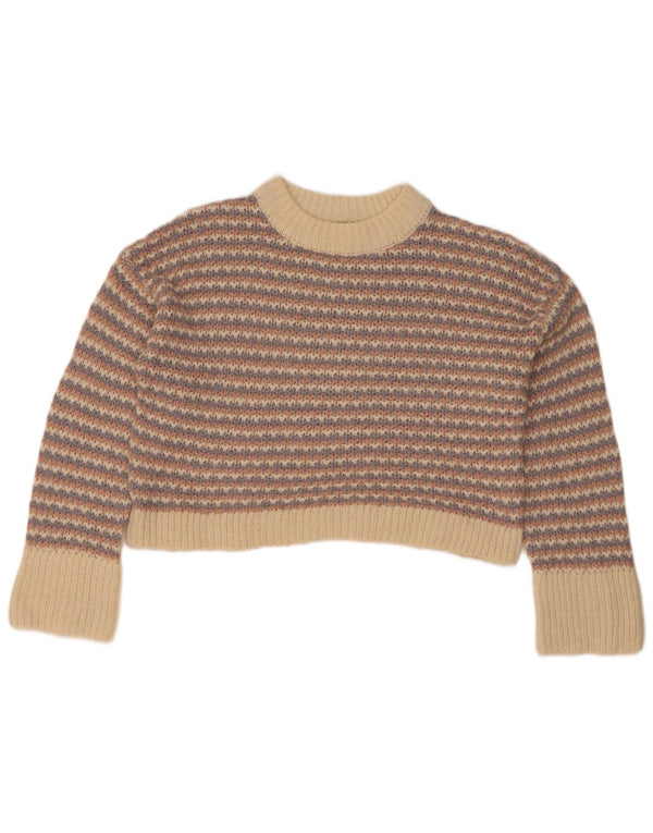 Pulover cu gât țestoasă Topshop pentru femei UK 10 mic multicolor