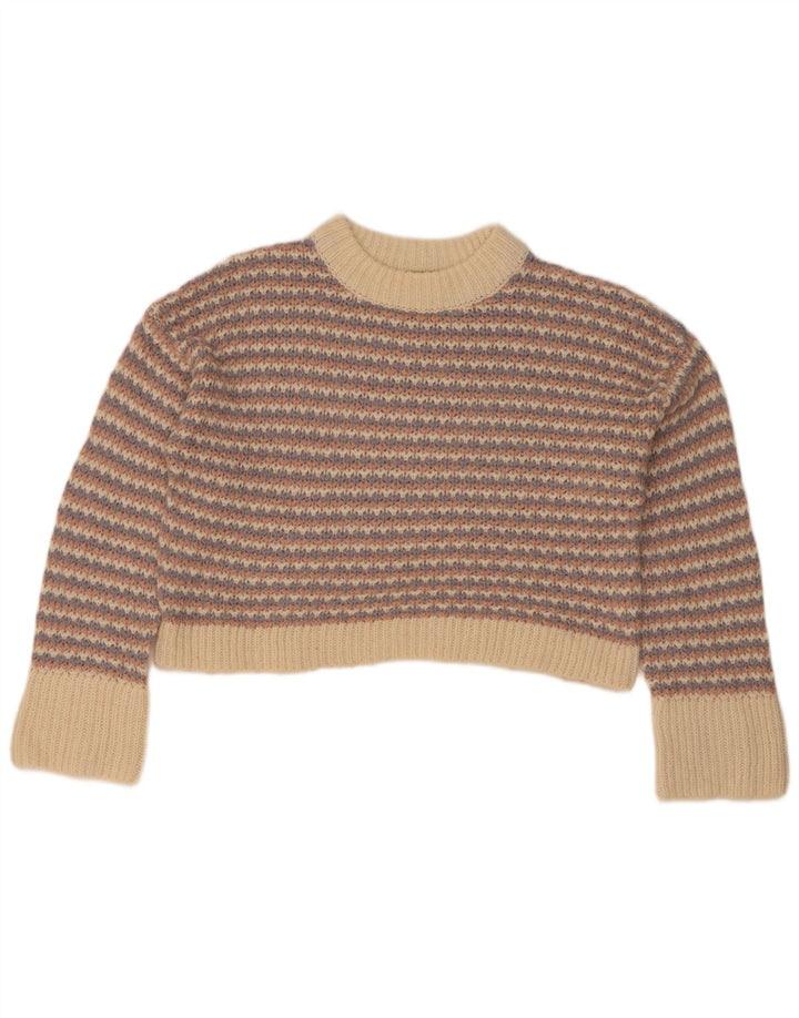 Pulover cu gât țestoasă Topshop pentru femei UK 10 mic multicolor