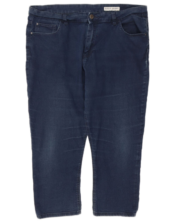 Blugi skinny pentru femei cu talie înaltă Marks & Spencer UK 16 Large W36 L21 Blue