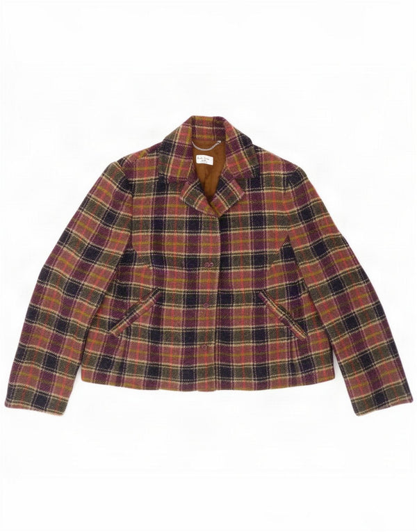 Paul Smith Womens 3 Button Blazer Jacket EU 40 Medium Multicoloured Plaid