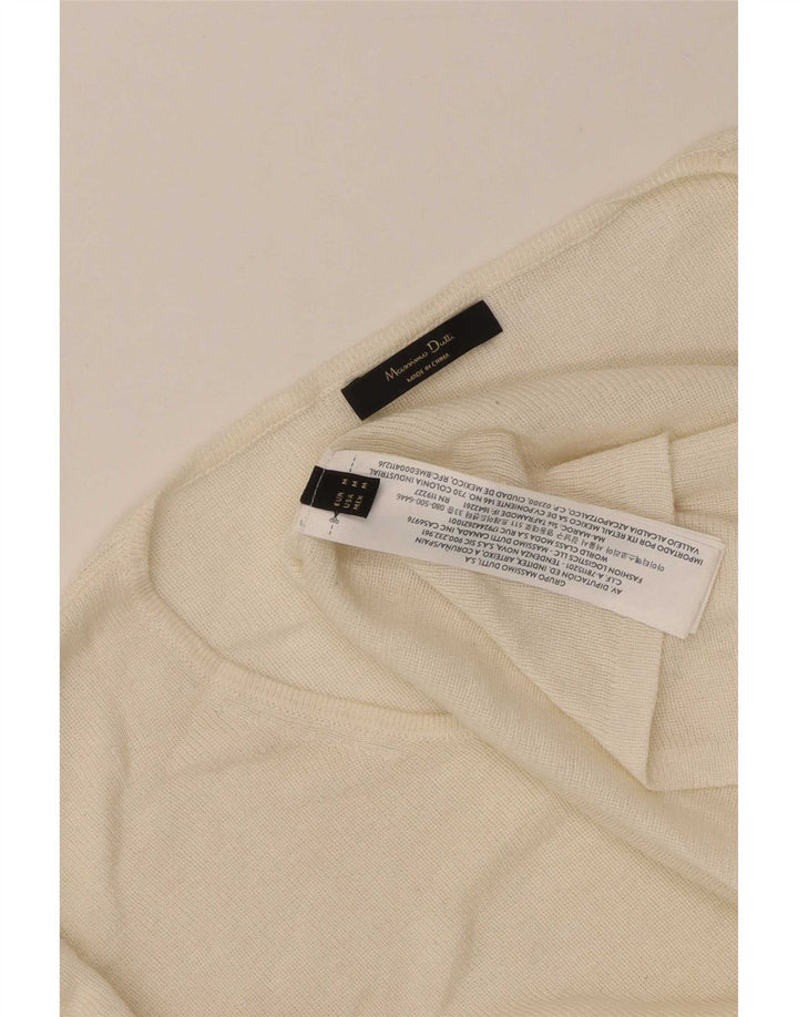 Top pentru femei Massimo Dutti cu mânecă lungă UK 14 Medium Beige Bumbac