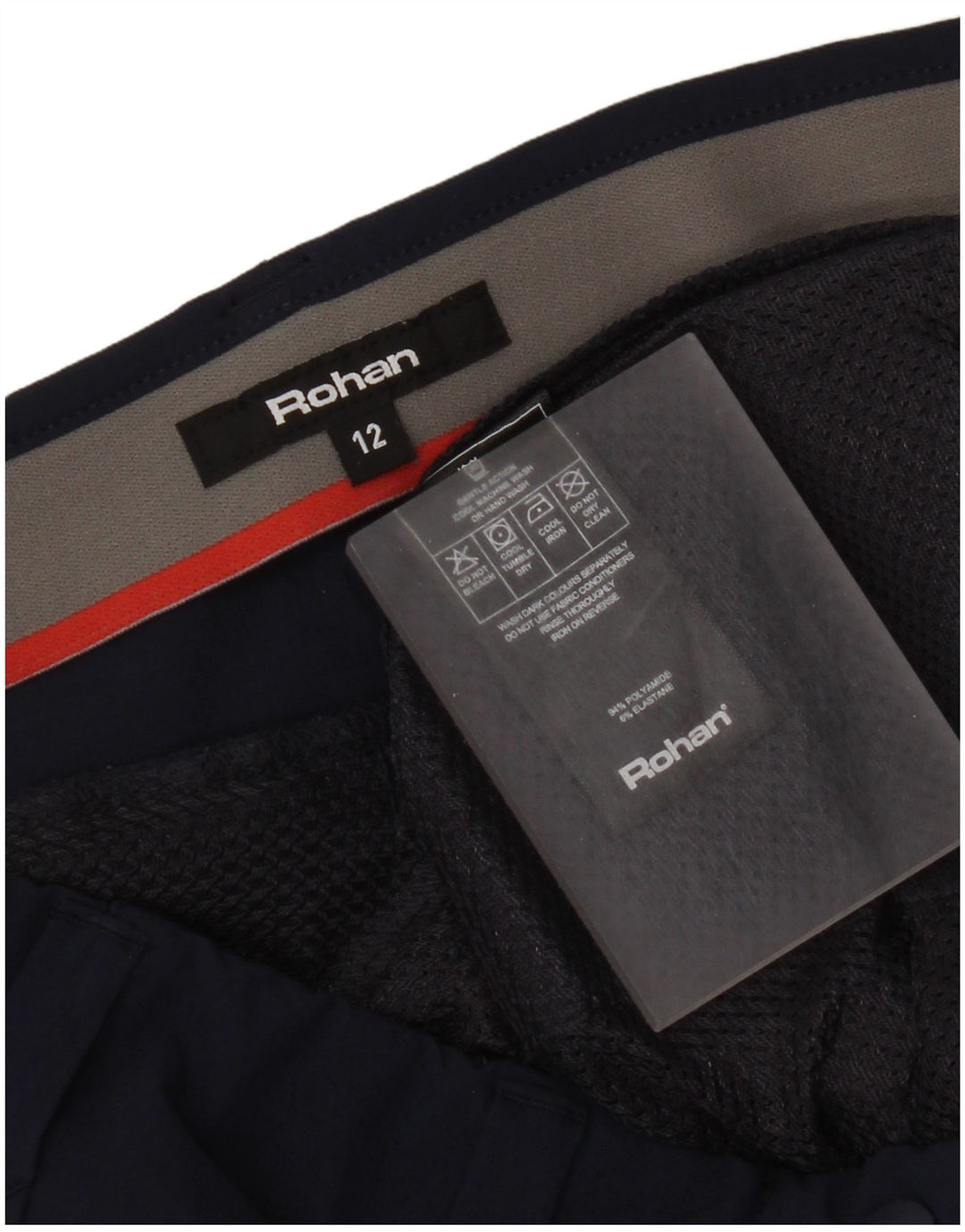 Pantaloni scurti chino Rohan pentru femei UK 12 Medium W32 Bleumarin Poliamidă