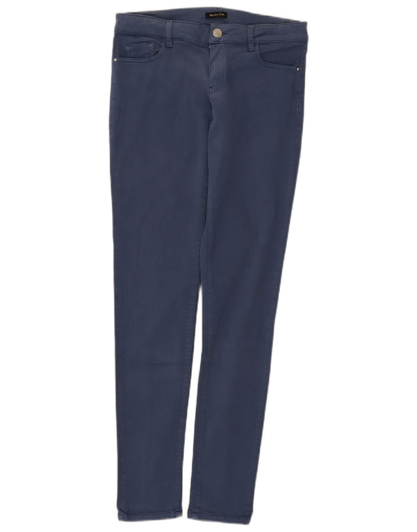 Massimo Dutti Pantaloni skinny casual pentru femei EU 38 Small W28 L29 Bleumarin