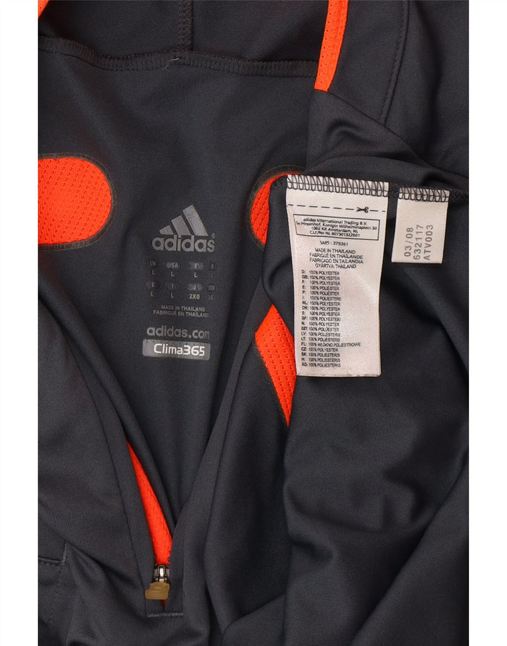 ADIDAS Clima 365 Top cu mânecă lungă, mare, gri, poliester