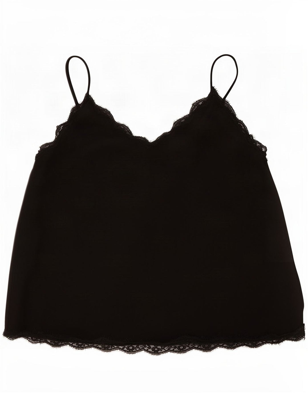 Top Crop pentru femei Zara UK 16 Poliester negru mare