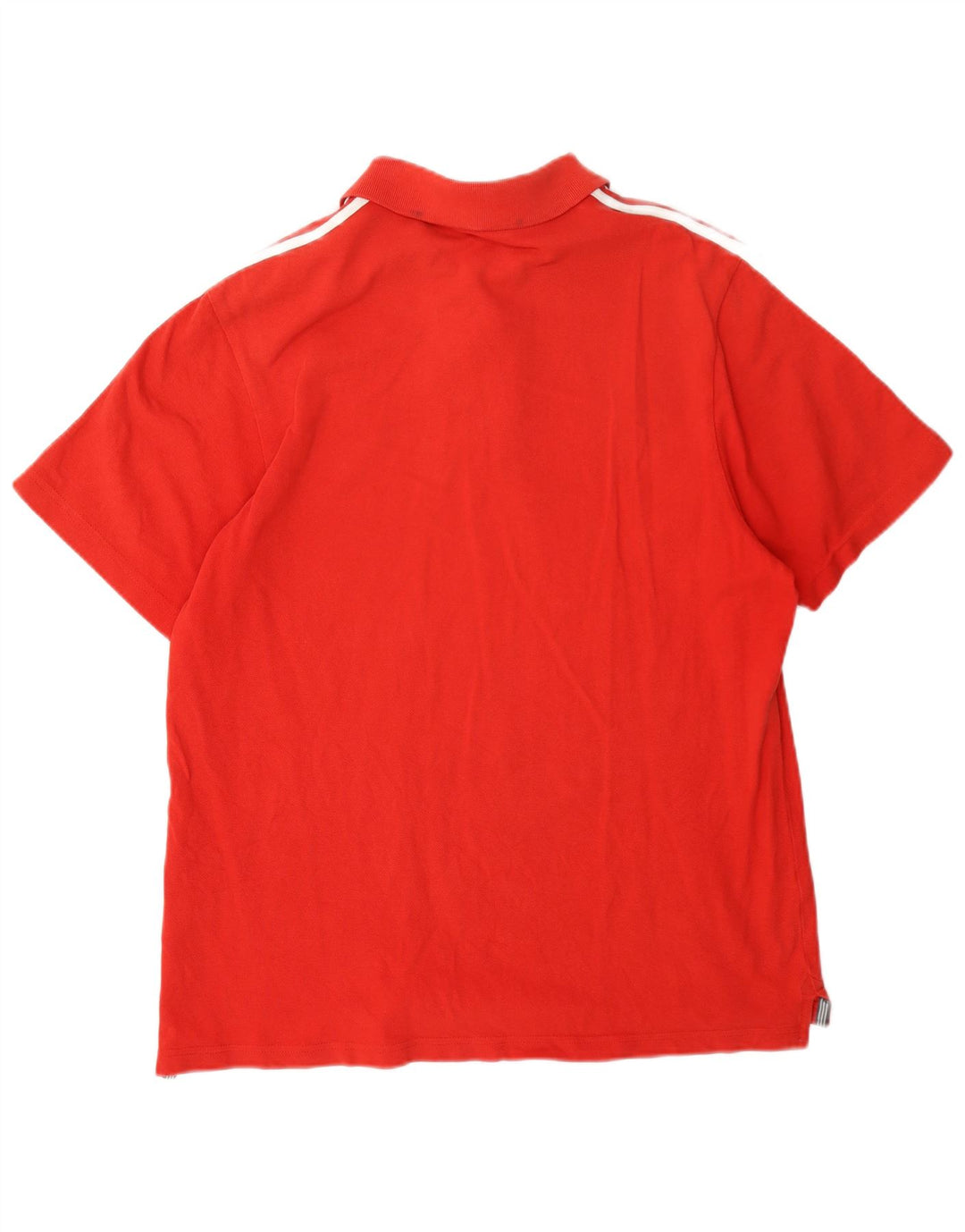 Tricou polo pentru bărbați Adidas, mare, roșu, bumbac