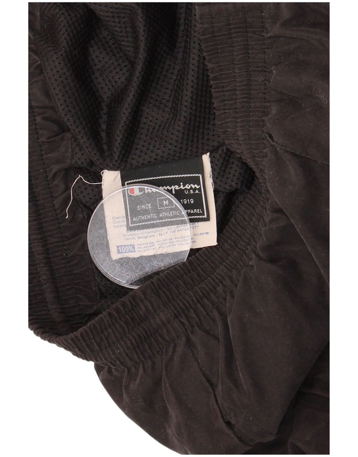 Pantaloni de trening pentru bărbați CHAMPION Poliester mediu negru