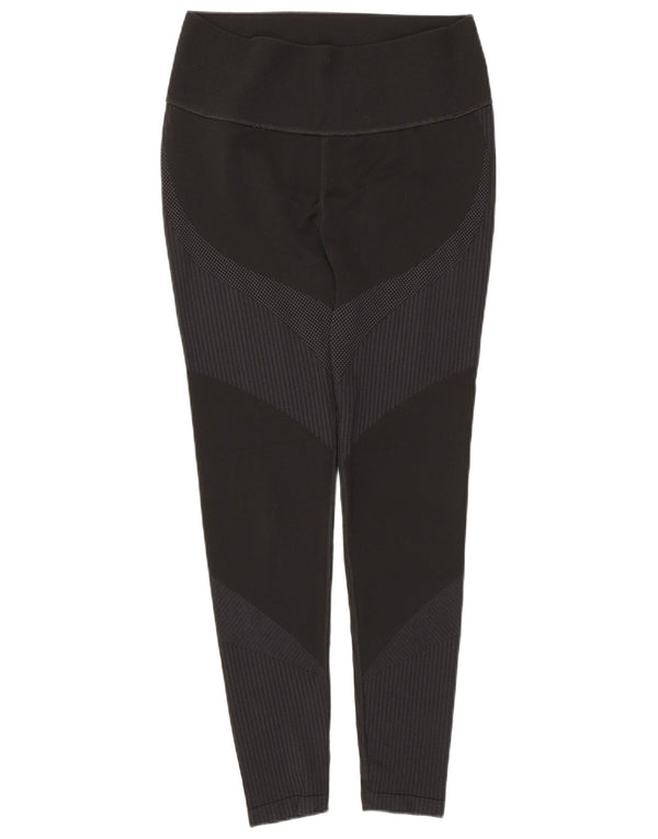 Leggings cu grafic pentru femei Puma UK 14 Large Black Striped