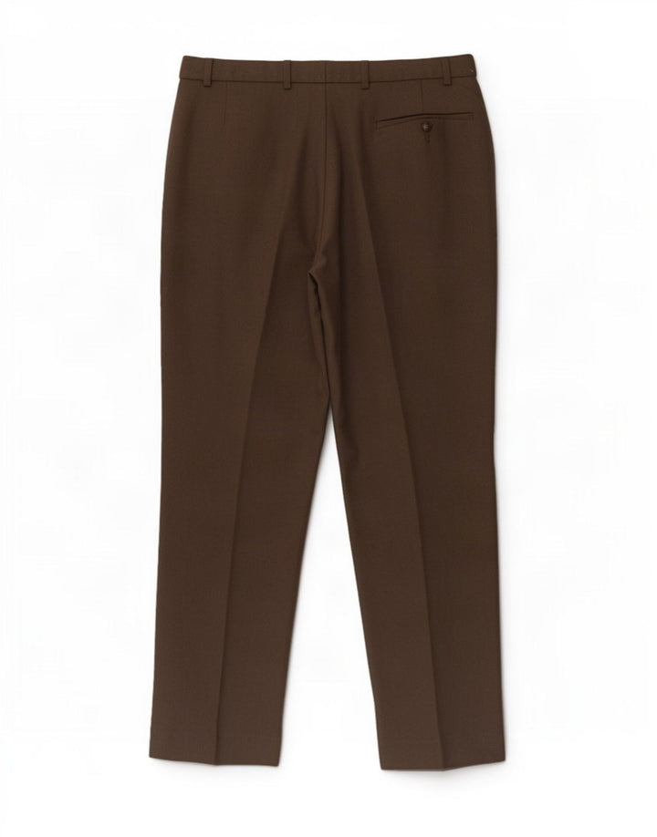 Marks & Spencer Pantaloni drepți pentru bărbați L36 L31 Poliester maro