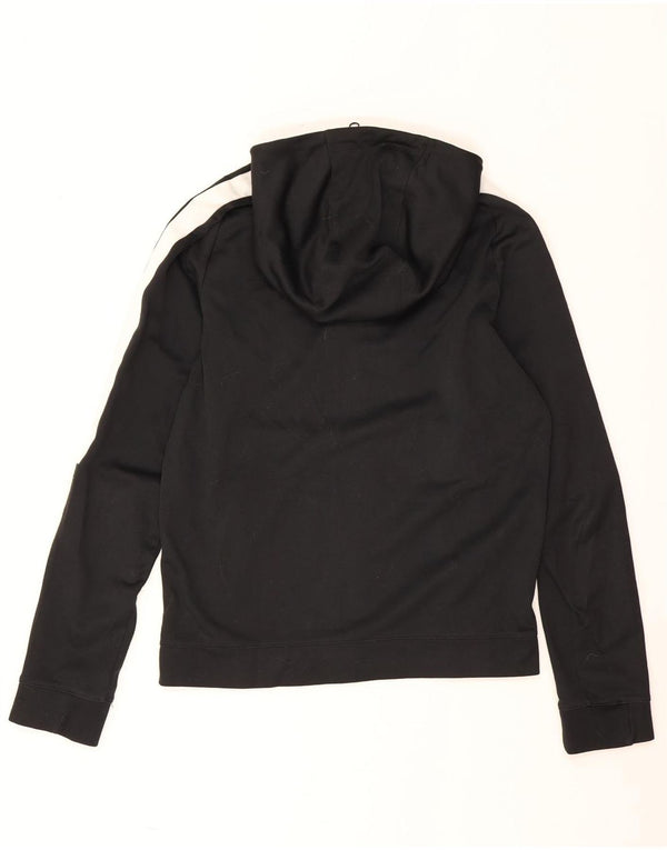Pulover Nike pentru bărbați, cu fermoar, bumbac color bloc negru