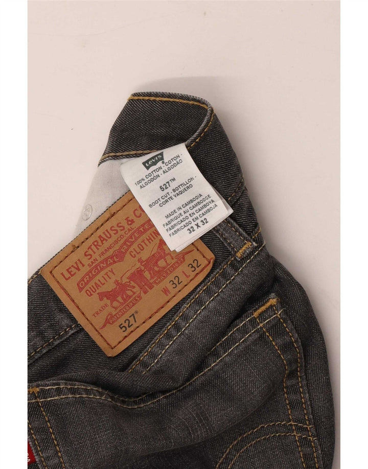 Blugi Levi's 527 Bootcut W32 L27 bumbac gri