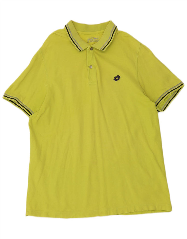 Tricou polo pentru bărbați Lotto XL verde