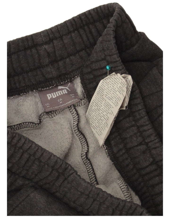 Pantaloni de trening Puma pentru bărbați Joggeri din bumbac gri mediu