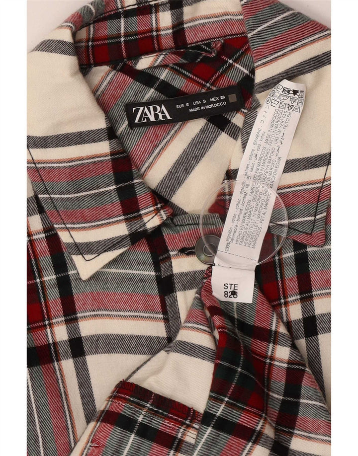 Jachetă utilitare supradimensionată pentru femei Zara UK 10, mică, multicoloră