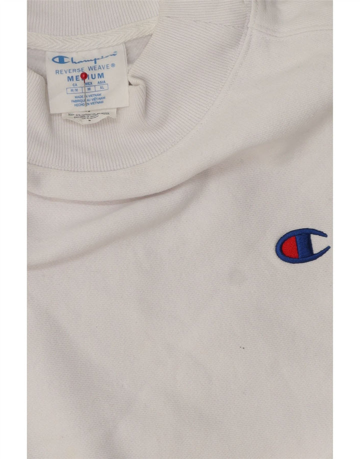 Pulover pentru femei Champion Crop Pulover UK 14 Bumbac alb mediu