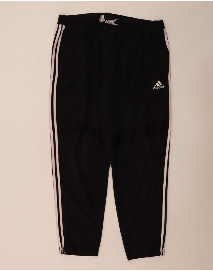 Pantaloni de trening ADIDAS Climalite pentru bărbați, 2XL, poliester negru