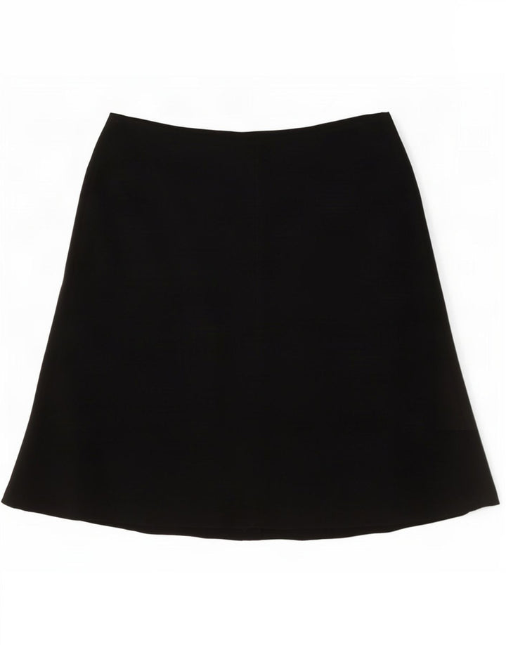 Fustă A-Line pentru femei Marks & Spencer UK 12 Medium W30 Poliester negru