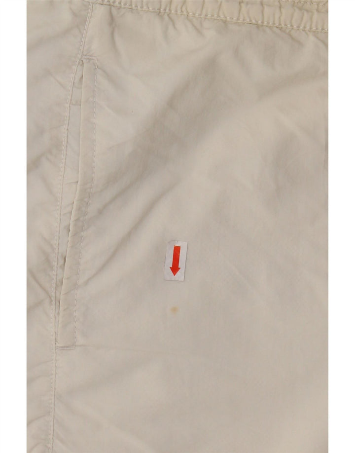 Pantaloni scurți de înot pentru bărbați Emporio Armani IT 48 Poliamidă albă medie