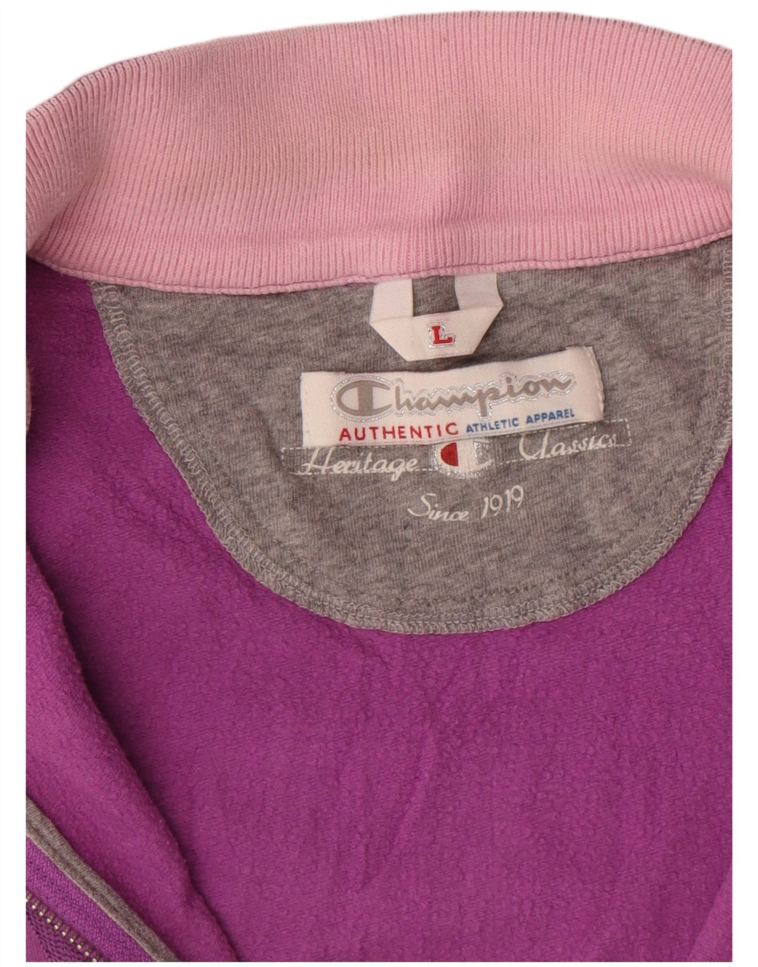 Jachetă de top pentru trening Champion Heritage Classics pentru femei UK 16, mare, roz