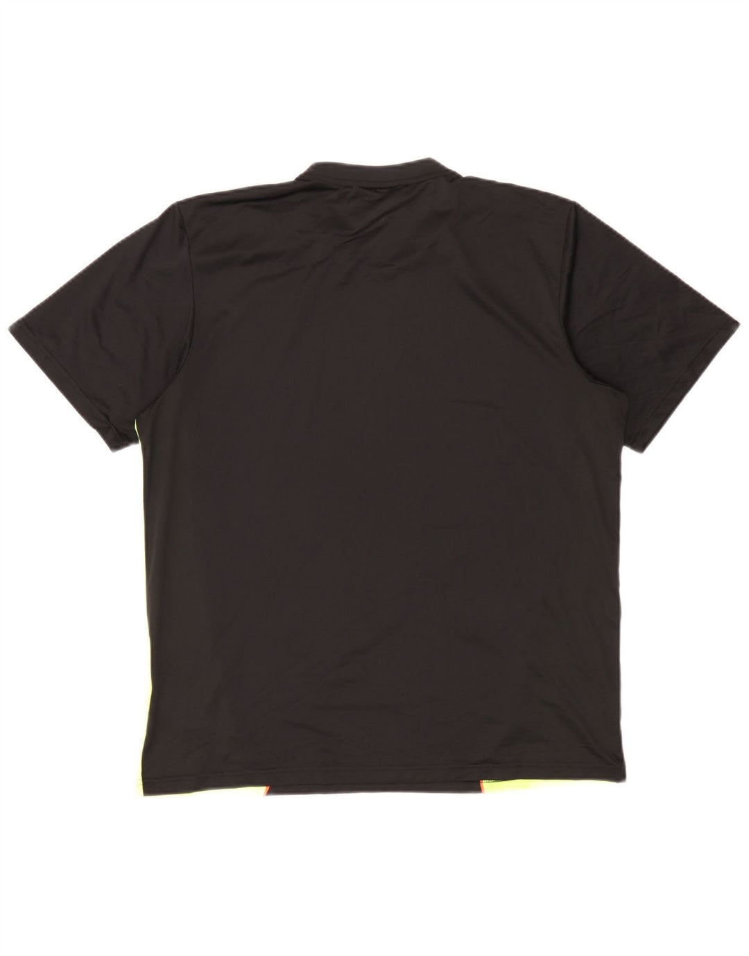 Tricou grafic pentru bărbați Adidas Top Mediu Negru Poliester Bloc de culoare