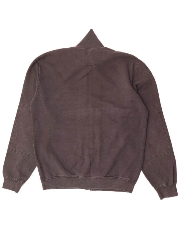 Jachetă de trening cu grafică pentru bărbați Gas 2XL, bumbac color bloc, gri