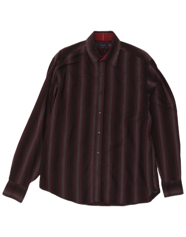Cămașă pentru bărbați Ted Baker Mărimea 5 XL cu dungi negre