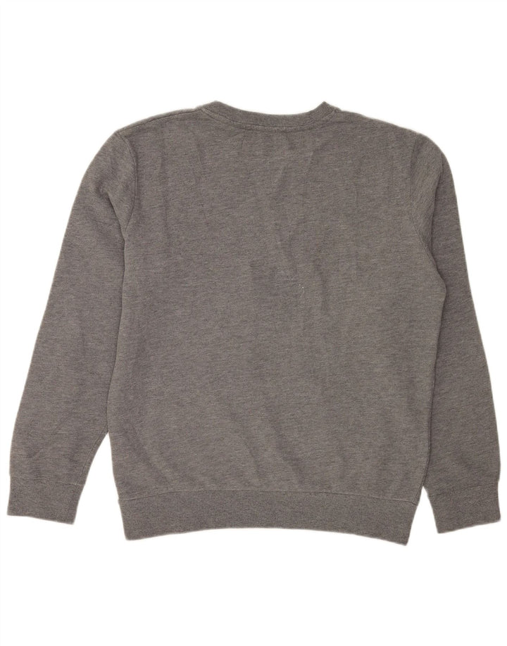 Hanorac grafic pentru bărbați Calvin Klein Jeans, pulat, gri mediu