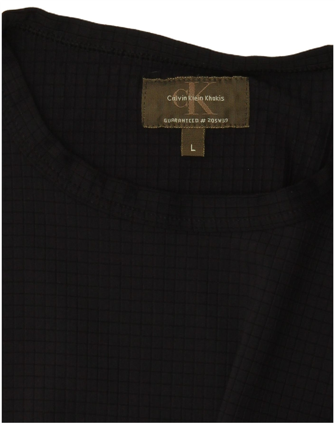 Tricou Calvin Klein pentru femei Khakis Top UK 14 Large Black