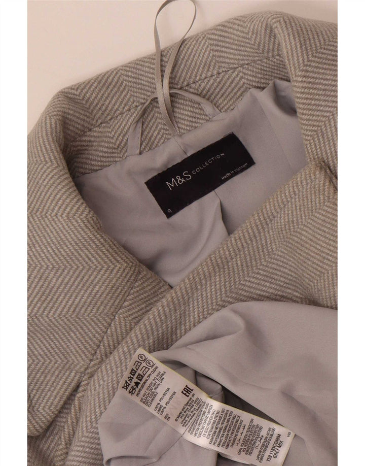 Palton pentru femei Marks & Spencer UK 8, mic, gri, poliester
