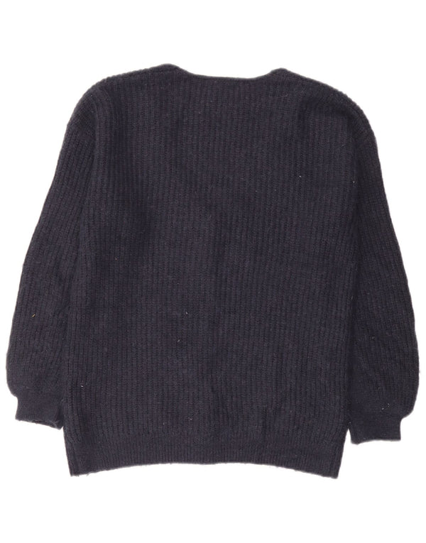 Pulover cardigan supradimensionat pentru femei Marks & Spencer UK 10 Mic bleumarin