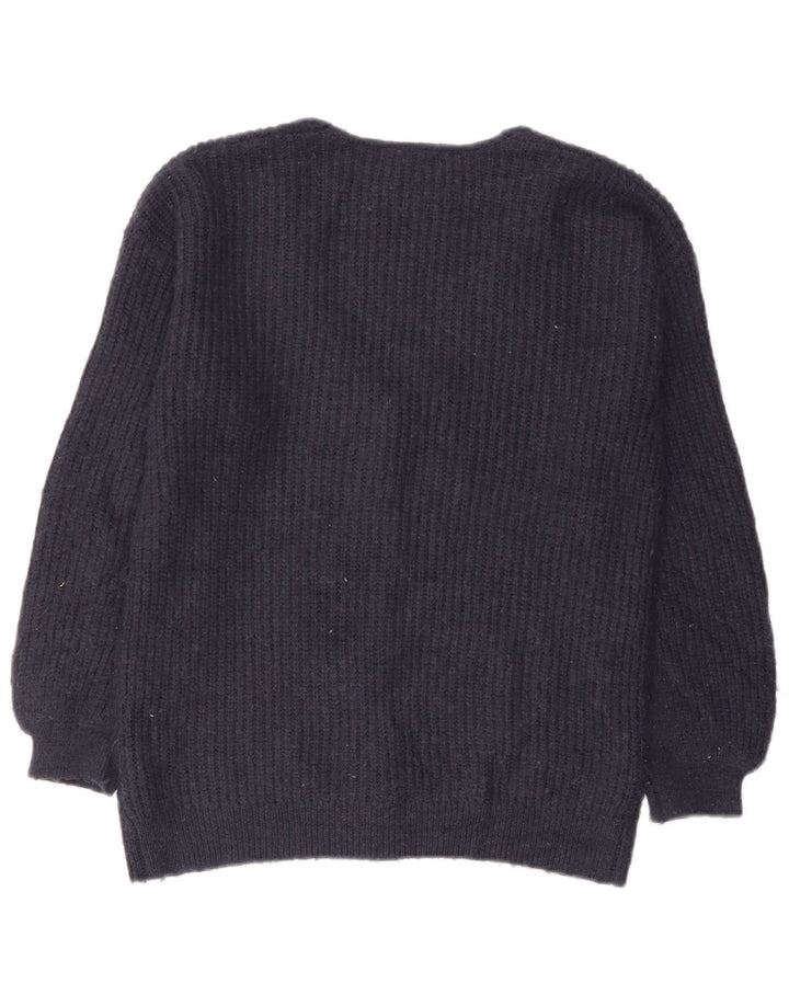 Pulover cardigan supradimensionat pentru femei Marks & Spencer UK 10 Mic bleumarin