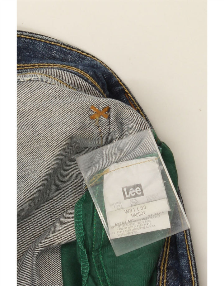 Blugi drepti LEE Maddox pentru femei W31 L33 Bumbac albastru