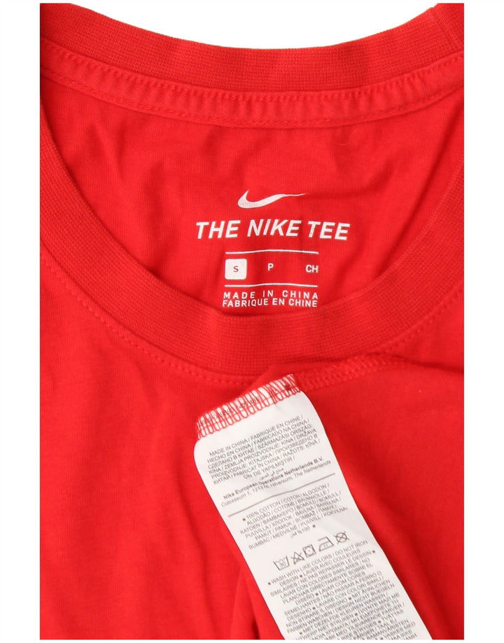 Tricou pentru bărbați Nike Top mic, roșu, bumbac