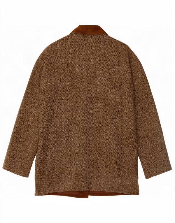 Jacheta de piele intoarsa pentru femei Conbipel IT 42 Medium Beige Herringbone