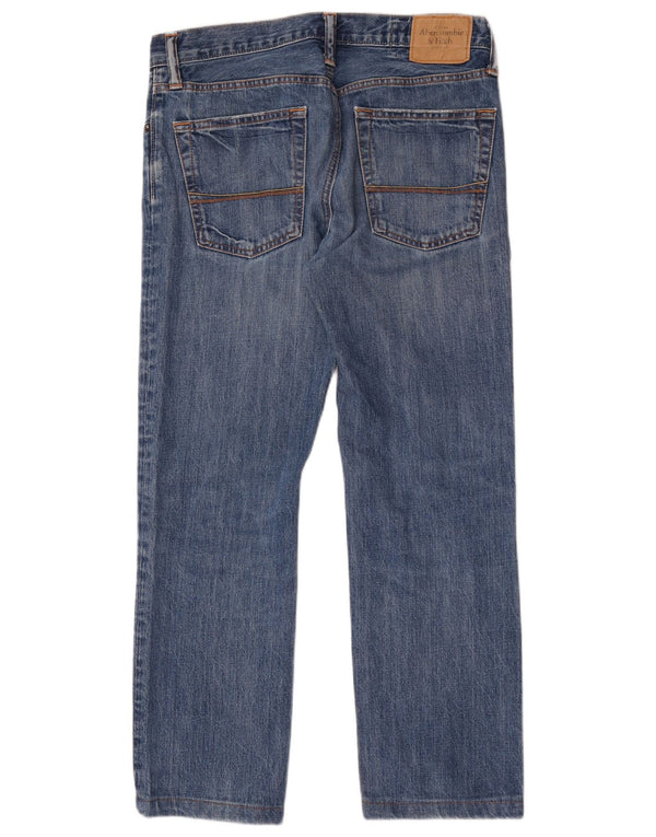 Blugi drepti pentru bărbați Abercrombie & Fitch W31 L30 Bumbac albastru