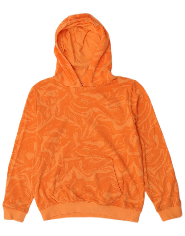 Pulover Fila Băieți 11-12 Ani Bumbac Tie Dye Portocaliu