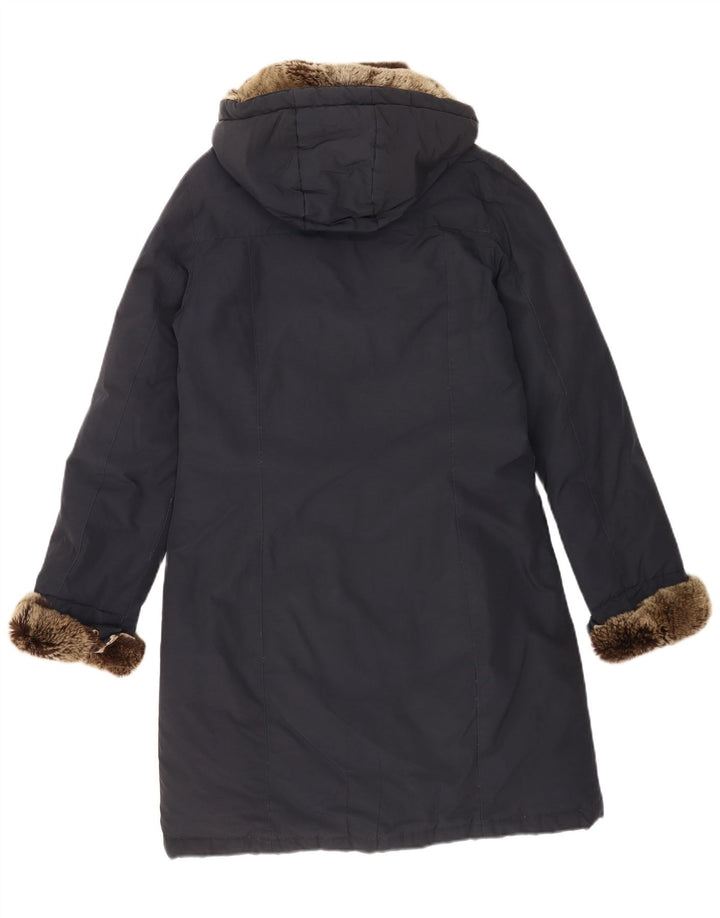 Palton căptușit cu glugă Woolrich pentru bărbați UK 38, mediu, albastru bleumarin, bumbac