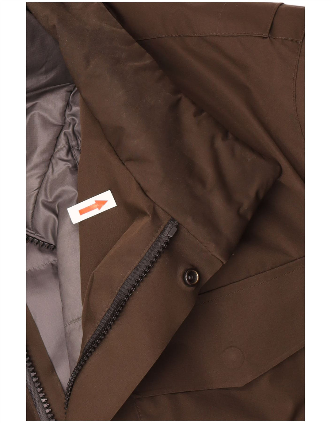 Jachetă căptușită pentru bărbați Massimo Dutti UK 42 XL Maro Poliester