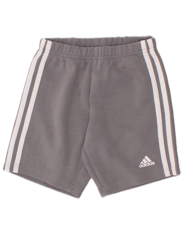 Pantaloni scurți sport pentru băieți Adidas 5-6 ani bumbac gri