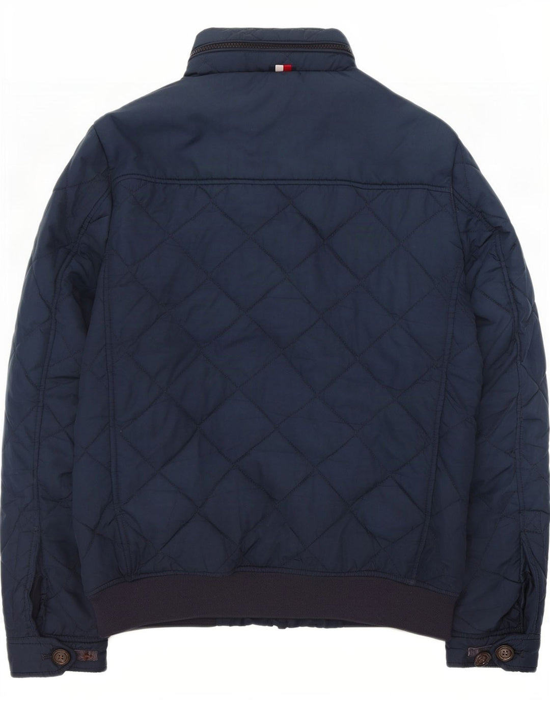 Jachetă matlasată cu glugă pentru bărbați Tommy Hilfiger UK 36 Poliester bleumarin mic
