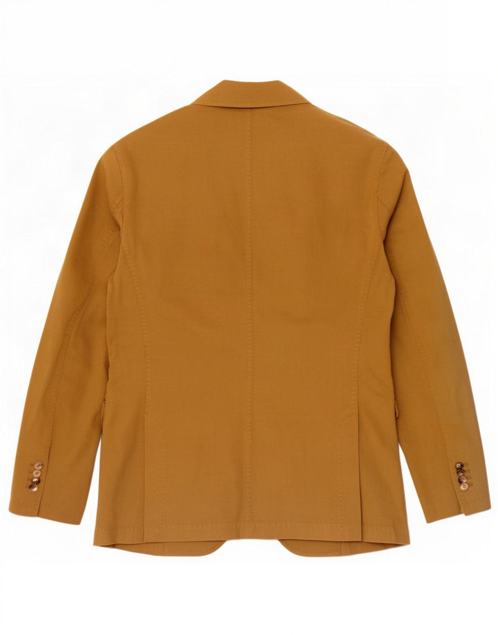 Jachetă Massimo Dutti pentru bărbați cu 2 nasturi EU 48 Bumbac maro mediu