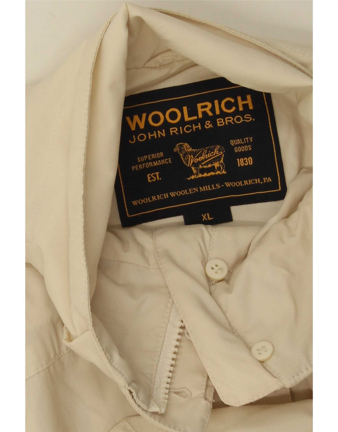 Palton Woolrich pentru femei UK 18 XL Bej